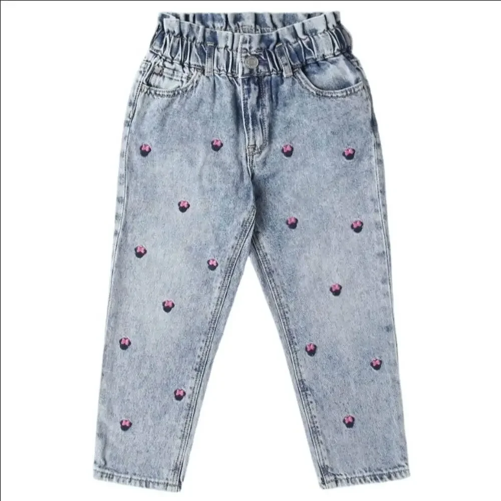 Gap Baby Disney Minnie Mouse Jean Jacket & Pants Set Size 3T Toddler Girls